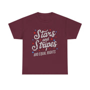4th Of July Stars Stripes Equal Rights T-Shirt Gift for Her