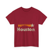 Vintage Houston Texas Strong Stripes City T-Shirt Unisex T-Shirt