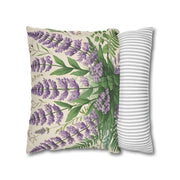 Enchanted Lavender Floral Pillowcase for a Serene Home