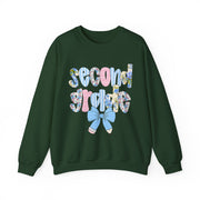 Second Grade Coquette Bow Pencil Back To School Sweatshirt | Cute Student Gift Unisex