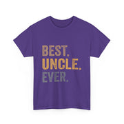 Best Uncle Ever T-Shirt – Funny Gift from Niece with Bold Lettering for Father’s Day or Birthday