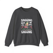 Funny Frog Meme Women's Sweatshirt - Sagging But Still Gagging