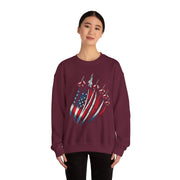 Patriotic USA Flag Fighter Jets Sweatshirt Gift for Fans