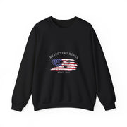 Funny Rejecting Kings Since 1776 Democracy America US Flag Sweatshirt - Unisex Apparel