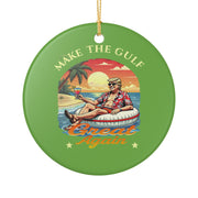 Funny Trump Ornament - Make The Gulf Great Again - Trump Merchandise