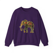 Beautiful Elephant Floral Flower Design Unisex Sweatshirt