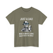 Funny Just A Dad Who Always Came Back With The Milk T-Shirt Gift for Dad