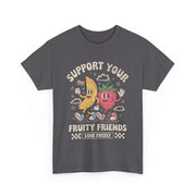 Retro Fruit LGBT Pride Support T-Shirt  Support Your Fruity Friends Unisex Apparel