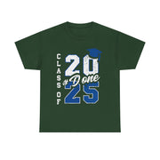 DONE Class of 2025 Graduation T-Shirt – Bold Grad Seniors 2025 Tee for Him or Her to Celebrate the Big Day