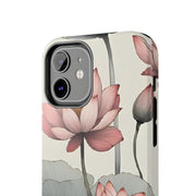 Vintage Lotus Blossom Phone Case Gift for Her - Trending Floral Design