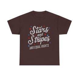 4th Of July Stars Stripes Equal Rights T-Shirt Gift for Her