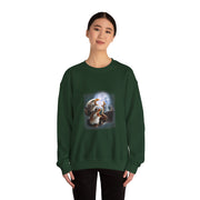 Funny Eagle Howling At The Moon Sweatshirt for Bird Lovers