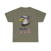 Patriotic American Flag Bald Eagle T-Shirt Unisex Apparel
