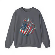 Patriotic USA Flag Fighter Jets Sweatshirt Gift for Fans