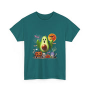 Avocado Horror Boo Ghost Halloween Vegan Cosplay Fruit T-Shirt - Unisex Apparel