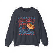 Funny BBQ Hot Dog Grilling Sweatshirt Independence Day Gift Unisex