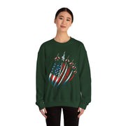 Patriotic USA Flag Fighter Jets Sweatshirt Gift for Fans