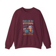 Funny Biology Teacher Science Fueled by Mitochondria Sweatshirt - Unisex Apparel