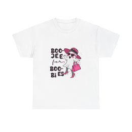 Boo-jee for Boobies Funny Ghost Breast Cancer Awareness T-Shirt - Unisex Apparel