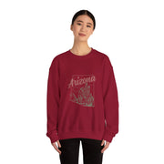 Arizona AZ Pride State Map Cactus Desert Vintage Sweatshirt - Unisex Apparel