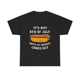 Funny 4th of July Wiener Dog T-Shirt Unisex Apparel