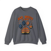Red White And Woof Funny 4th Of July Dog Sweatshirt Gift for Dog Lovers