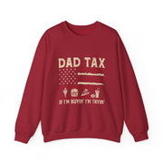 Funny Dad Tax USA Flag Sweatshirt Fathers Day Gift for Him