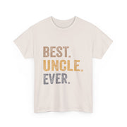 Best Uncle Ever T-Shirt – Funny Gift from Niece with Bold Lettering for Father’s Day or Birthday