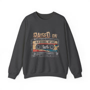 Raised On Old School Hip Hop Sweatshirt Vintage Rap Music Apparel