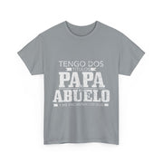 Tengo Dos Titulos Papa Abuelo Funny Spanish Father's Day T-Shirt Gift for Him