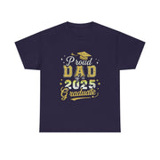 Proud Dad of 2025 Graduate Senior Graduation T-Shirt - Gift for Him