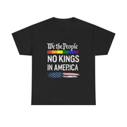 No Kings in America T-Shirt – Bold Patriotic Statement Tee for Politically Active Men