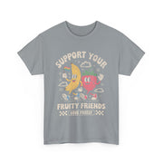 Retro Fruit LGBT Pride Support T-Shirt  Support Your Fruity Friends Unisex Apparel
