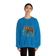 Beautiful Elephant Floral Flower Design Unisex Sweatshirt