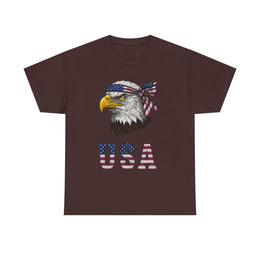 Patriotic American Flag Bald Eagle T-Shirt Unisex Apparel