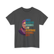RBG Quote When Injustice Becomes Law Resistance Becomes Duty T-Shirt Gift for Fans