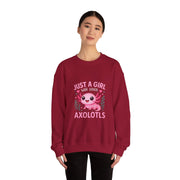 Kawaii Axolotl Sweatshirt for Girls and Kids