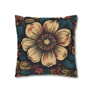 Retro Blooms Flower Pillow Case - Spring Summer Decor