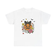 Charming Pumpkin Floral Design Accent Joy T-Shirt - Unisex Apparel