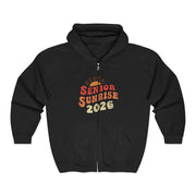 Senior Sunrise 2026 Graduation My Last First Day Zip Hoodie - Unisex Apparel