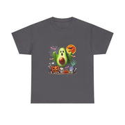 Avocado Horror Boo Ghost Halloween Vegan Cosplay Fruit T-Shirt - Unisex Apparel