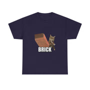 Funny Cat Throwing Brick - Angry Cat Meme T-Shirt - Unisex Apparel