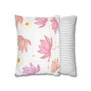 2025 Vintage Lotus Pillow Case - Unique Floral Art Design Soft Cushion Cover Gift Idea - Unisex