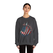 Patriotic USA Flag Fighter Jets Sweatshirt Gift for Fans