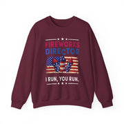 Funny 4th of July Fireworks Director Sweatshirt Gift for Him