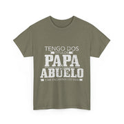 Tengo Dos Titulos Papa Abuelo Funny Spanish Father's Day T-Shirt Gift for Him