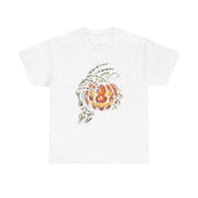 Skeleton Hand Pumpkin Halloween T-Shirt - Unisex Apparel