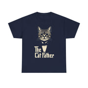 Funny CatFather Cat Dad T-Shirt Gift for Him