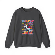Shakin' Tits and Takin' Shits Funny Unicorn Adult Humor Sweatshirt - Unisex Apparel