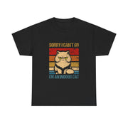 Sorry I Can't Go I'm An Indoor Cat Unisex T-Shirt
